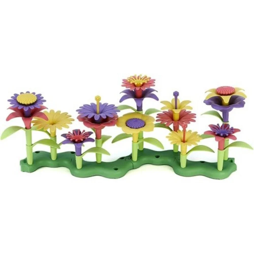 Build A Garden Flower Assembly Kit For‎ Kids Green Toys Dishwasher Safe COMPLETE